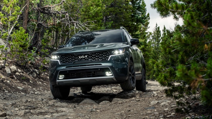 Kia Sorento X-Line USA Version 2023. Desktop wallpaper