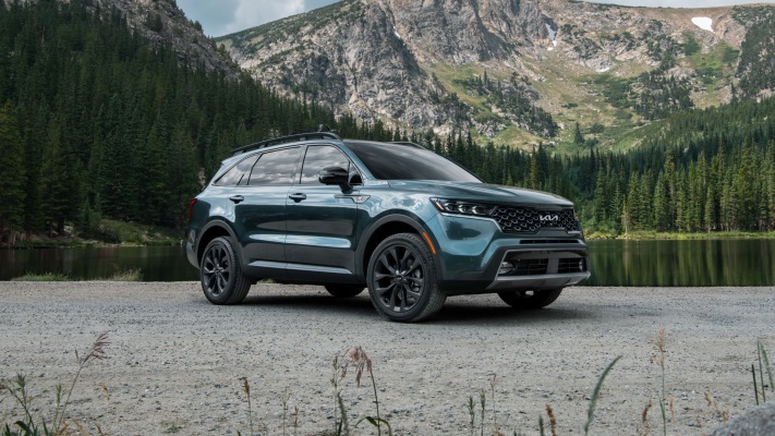 Kia Sorento X-Line USA Version 2023. Desktop wallpaper