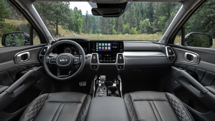 Kia Sorento SX USA Version 2023. Desktop wallpaper