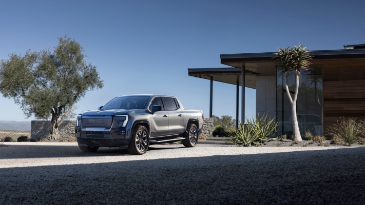 GMC Sierra EV Denali Edition 1 2024. Desktop wallpaper