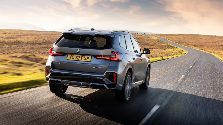 BMW X1 xDrive23i M Sport UK Version 2023. Desktop wallpaper