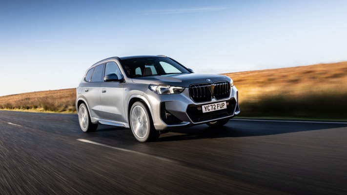 BMW X1 xDrive23i M Sport UK Version 2023. Desktop wallpaper