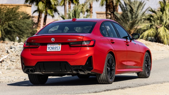 BMW M340i xDrive Sedan USA Version 2023. Desktop wallpaper