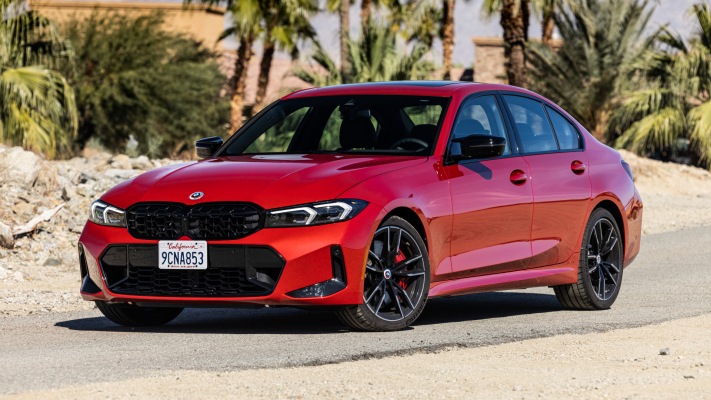 BMW M340i xDrive Sedan USA Version 2023. Desktop wallpaper
