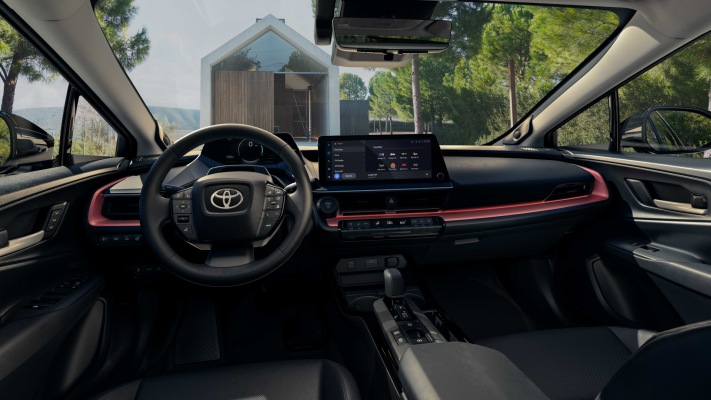 Toyota Prius Prime USA Version 2023. Desktop wallpaper