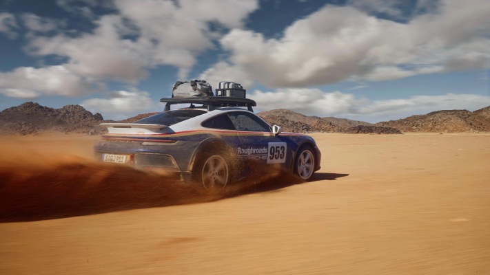 Porsche 911 Dakar 2023. Desktop wallpaper