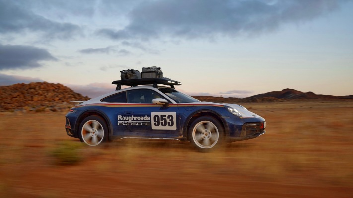 Porsche 911 Dakar 2023. Desktop wallpaper
