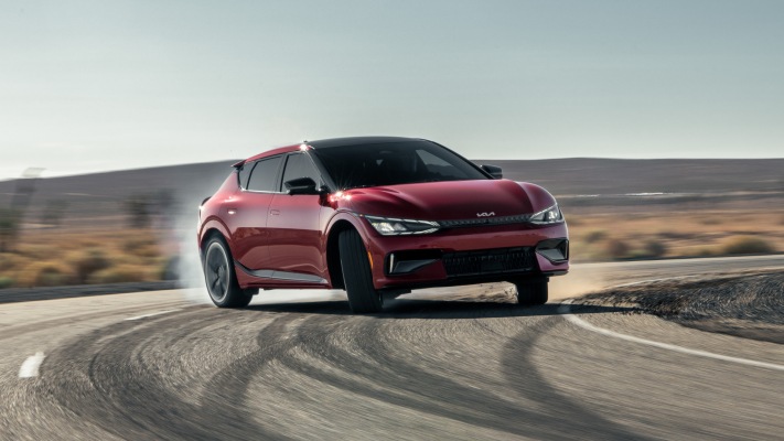 Kia EV6 GT USA Version 2023. Desktop wallpaper