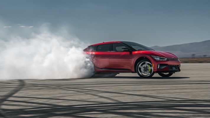 Kia EV6 GT USA Version 2023. Desktop wallpaper