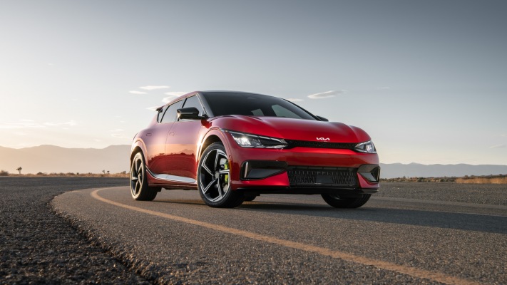 Kia EV6 GT USA Version 2023. Desktop wallpaper