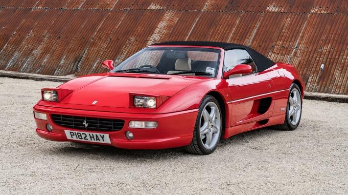 Ferrari F355 Spider UK Version 1996. Desktop wallpaper