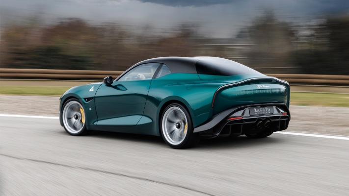 Alfa Romeo Giulia SWB Zagato 2022. Desktop wallpaper
