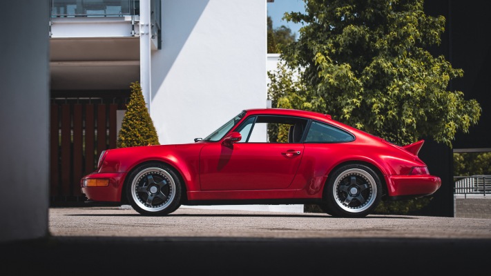 Porsche 911 Everrati 2021. Desktop wallpaper