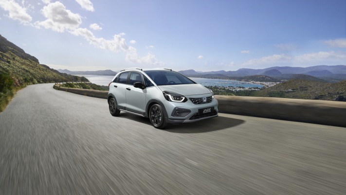 Honda Jazz Crosstar 2023. Desktop wallpaper