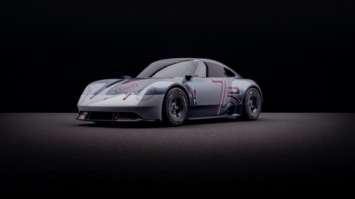 Porsche Vision 357 Concept 2023. Desktop wallpaper
