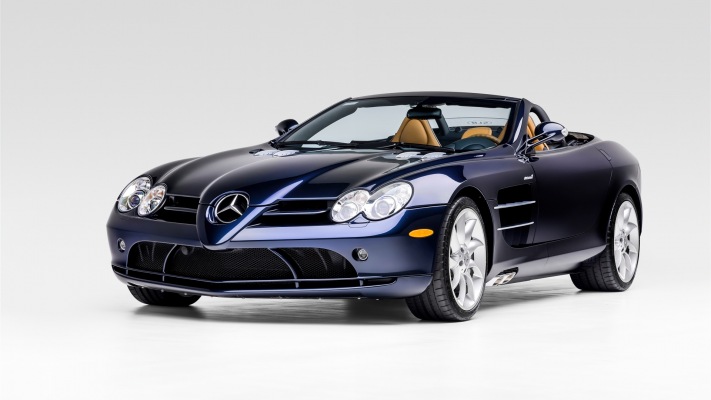 Mercedes-Benz McLaren SLR Roadster 2008. Desktop wallpaper