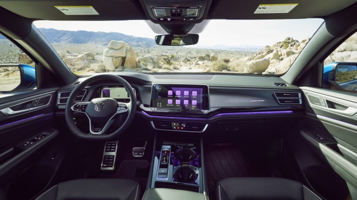 Volkswagen Atlas Cross Sport SEL 2024. Desktop wallpaper
