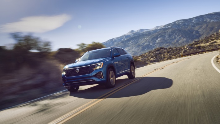Volkswagen Atlas Cross Sport SEL 2024. Desktop wallpaper