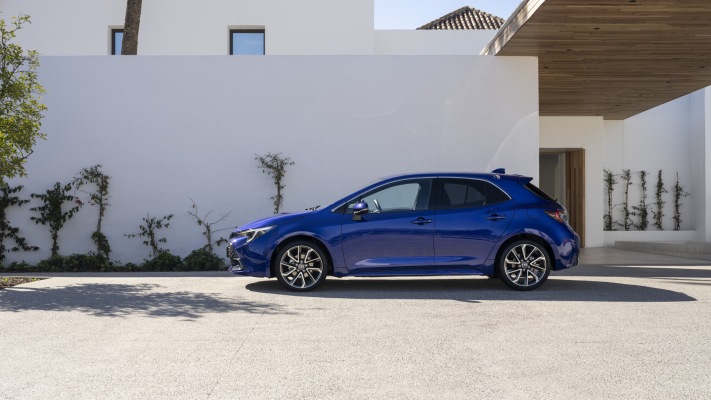Toyota Corolla Hatchback 2023. Desktop wallpaper