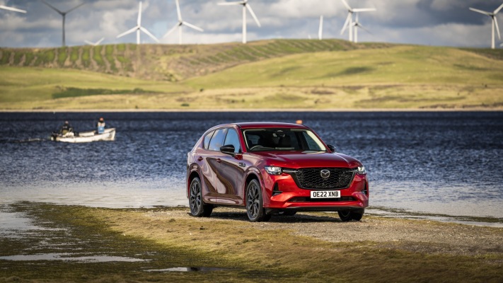 Mazda CX-60 Homura UK Version 2022. Desktop wallpaper