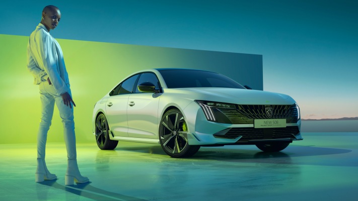 Peugeot 508 2023. Desktop wallpaper