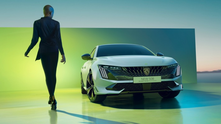 Peugeot 508 2023. Desktop wallpaper