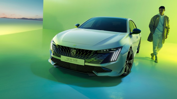 Peugeot 508 2023. Desktop wallpaper