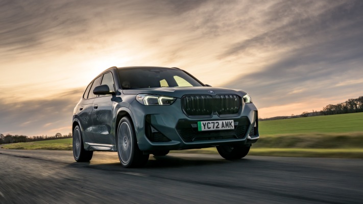 BMW iX1 xDrive30 M Sport UK Version 2023. Desktop wallpaper