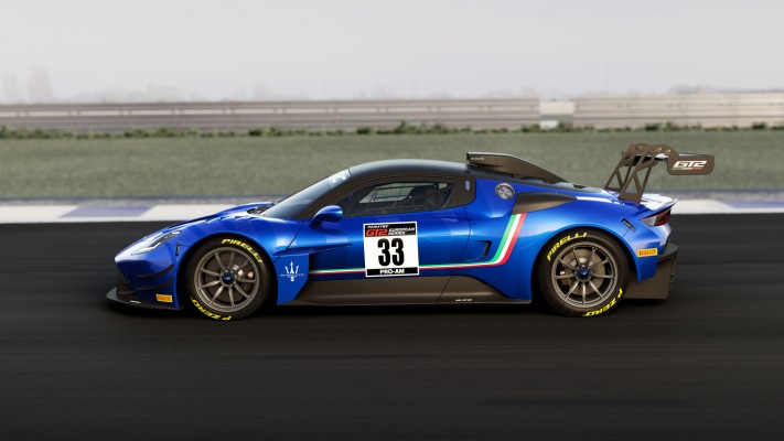 Maserati GT2 2023. Desktop wallpaper