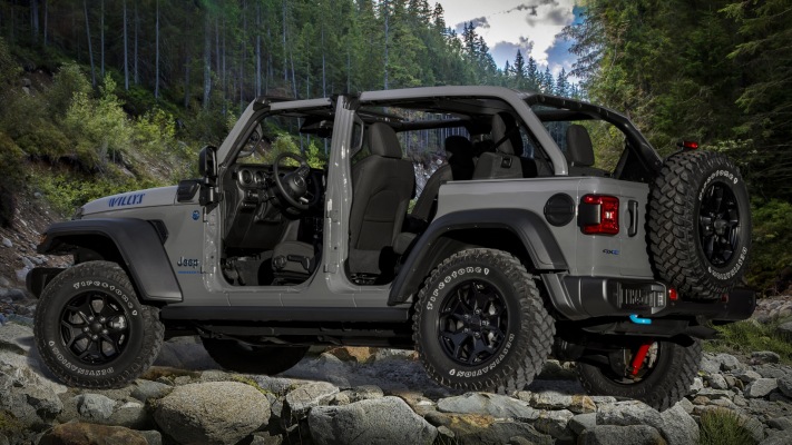 Jeep Wrangler 4xe Willys 2023. Desktop wallpaper