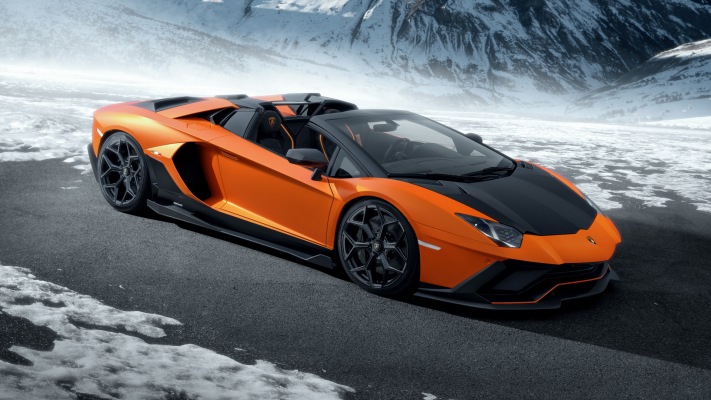 Lamborghini Aventador LP 780-4 Ultimae Roadster Novitec 2023. Desktop wallpaper
