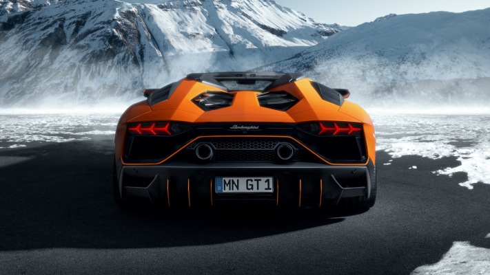 Lamborghini Aventador LP 780-4 Ultimae Roadster Novitec 2023. Desktop wallpaper