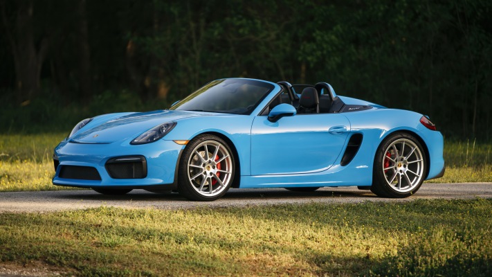 Porsche 718 Spyder 2016. Desktop wallpaper