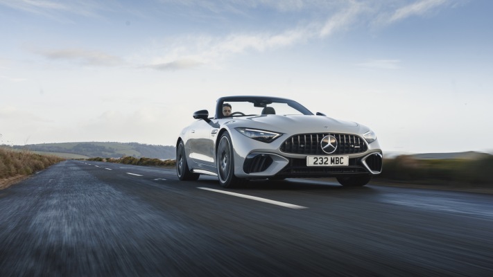 Mercedes-AMG SL 63 4MATIC+ UK Version 2023. Desktop wallpaper