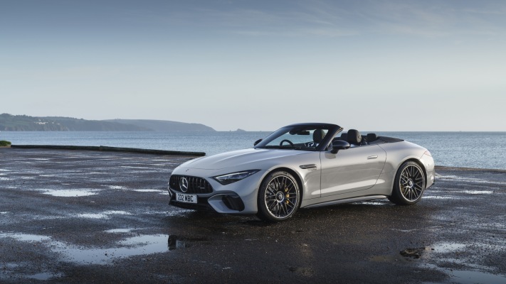 Mercedes-AMG SL 63 4MATIC+ UK Version 2023. Desktop wallpaper