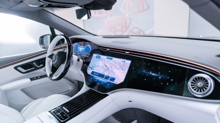 Mercedes-Maybach EQS SUV 2024. Desktop wallpaper