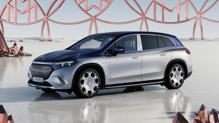 Mercedes-Maybach EQS SUV 2024. Desktop wallpaper