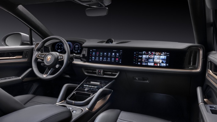 Porsche Cayenne S Coupe 2024. Desktop wallpaper