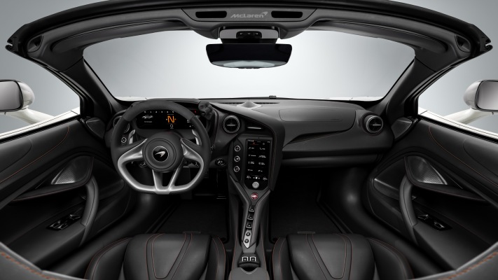 McLaren 750S Spider 2024. Desktop wallpaper
