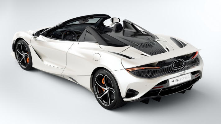McLaren 750S Spider 2024. Desktop wallpaper