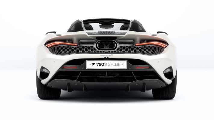 McLaren 750S Spider 2024. Desktop wallpaper