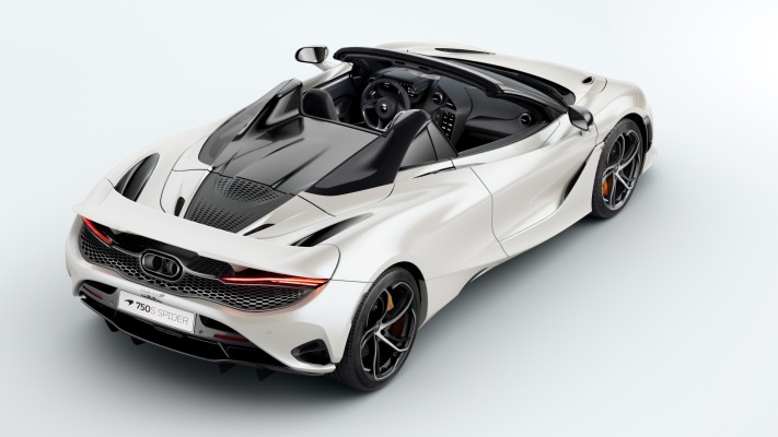 McLaren 750S Spider 2024. Desktop wallpaper