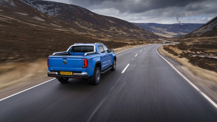 Volkswagen Amarok Aventura UK Version 2023. Desktop wallpaper