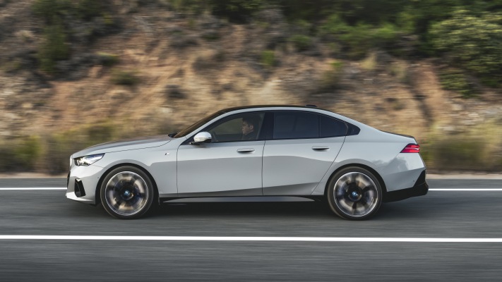BMW i5 2024. Desktop wallpaper