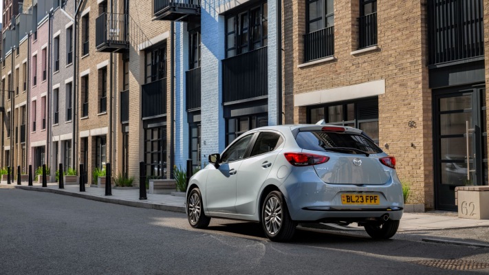 Mazda 2 UK Version 2023. Desktop wallpaper