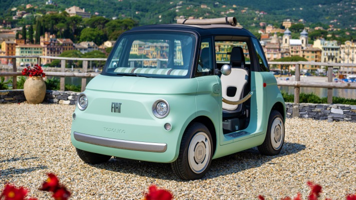 Fiat Topolino 2024. Desktop wallpaper
