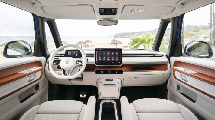 Volkswagen ID. Buzz LWB 2024. Desktop wallpaper