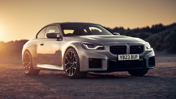 BMW M2 UK Version 2023. Desktop wallpaper