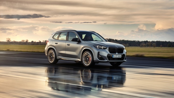 BMW X1 M35i xDrive 2024. Desktop wallpaper