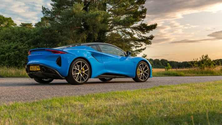 Lotus Emira i4 First Edition 2024. Desktop wallpaper